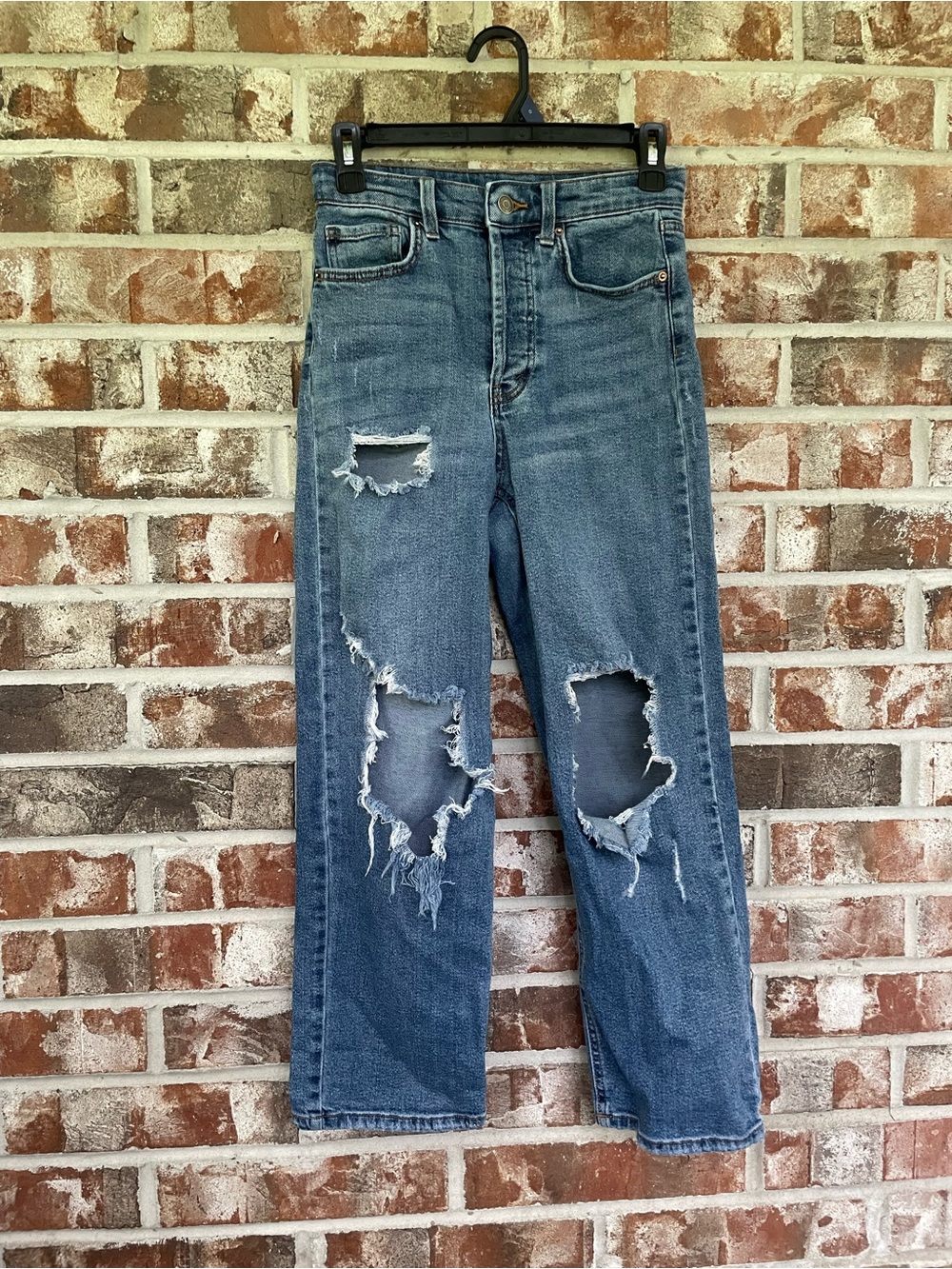 Wild Fable Highest Rise Straight Jeans Blue Size 8